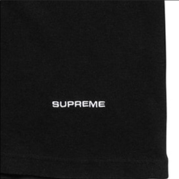 Supreme Waffle Ringer Tee Shirt Large New Black - Picture 5 of 5